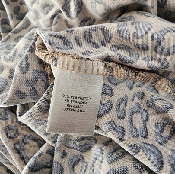 Christopher& Banks leopard print midi skirt size Small New - Picture 5 of 5